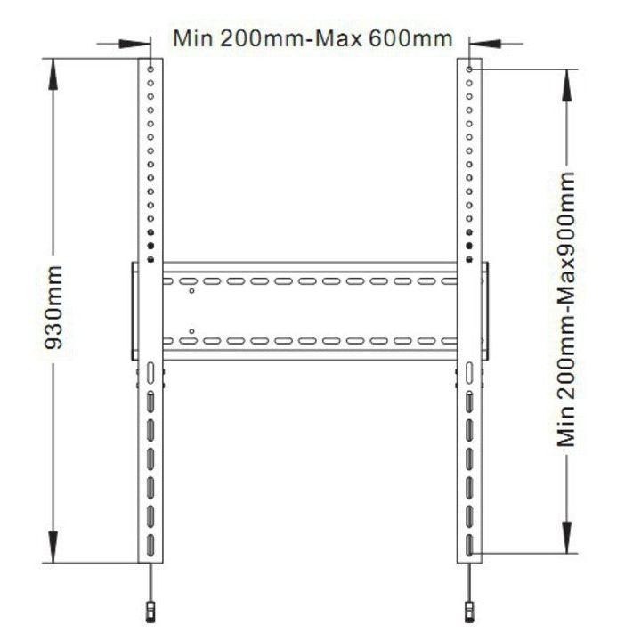 White Smoke Multibrackets M Universal Fixed Wallmount SD MAX 1200x900