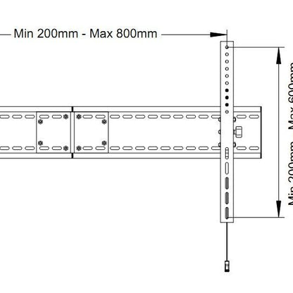 Dark Slate Gray Multibrackets M Universal Tilt Wallmount SD MAX 800x600