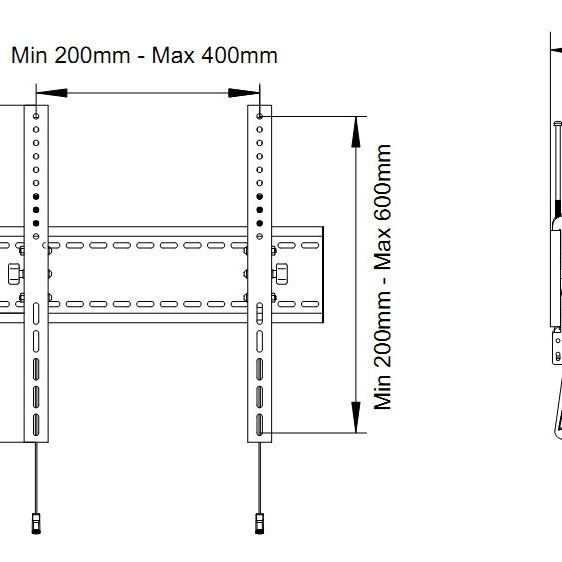 Dark Slate Gray Multibrackets M Universal Tilt Wallmount SD MAX 800x600
