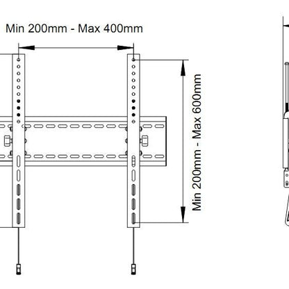 Dark Slate Gray Multibrackets M Universal Tilt Wallmount SD MAX 800x600