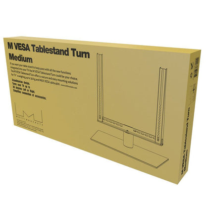 Dark Khaki Multibrackets M VESA Tablestand Turn Black Medium MAX 400x400