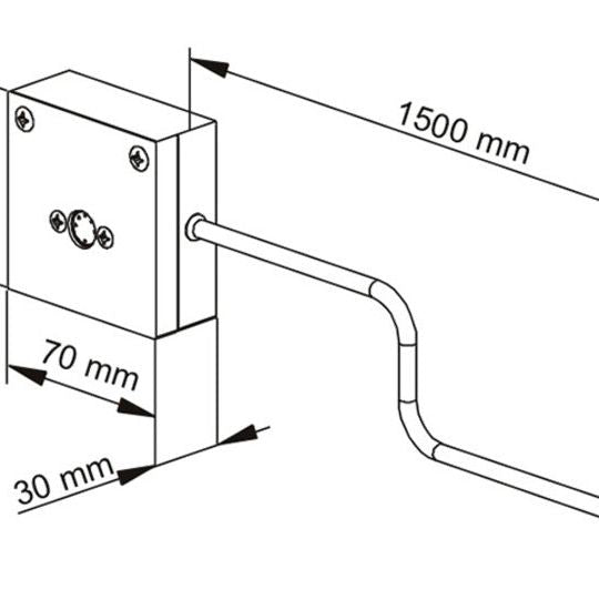 White Smoke Multibrackets M Extender Cable 1,5m Motorized Mount 160 kg SD