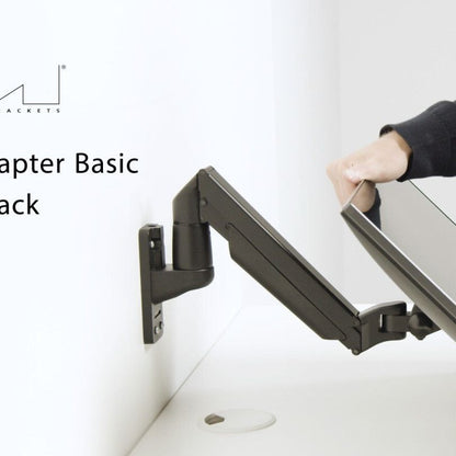 White Smoke Multibrackets M Wall Adapter Basic Black