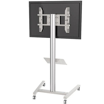 Light Gray Multibrackets M A3 Brochure Shelf Public Display Stand Silver