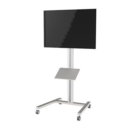 Dark Slate Gray Multibrackets M A3 Brochure Shelf Public Display Stand Silver