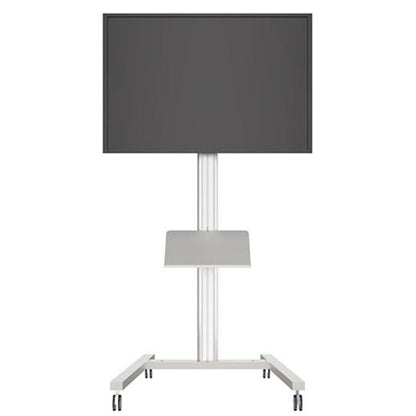 Dark Slate Gray Multibrackets M A3 Brochure Shelf Public Display Stand Silver
