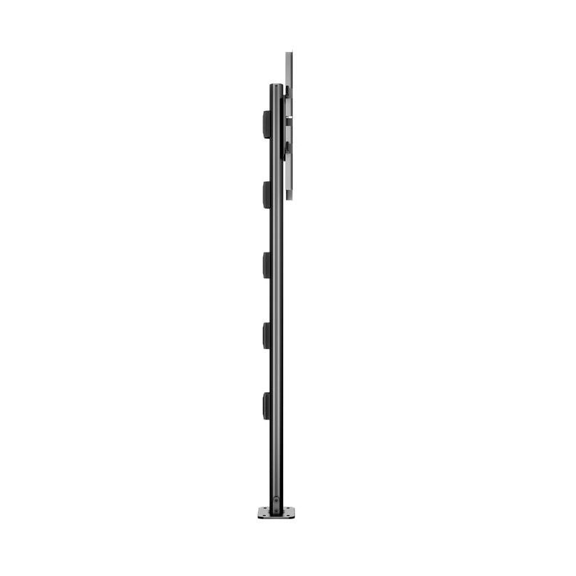 Black Multibrackets M Display Stand 180 Single Black w. Floormount