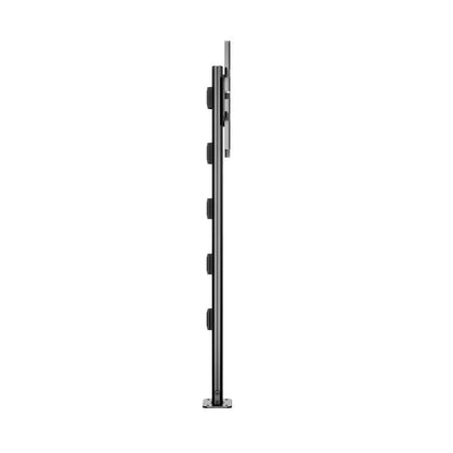 Black Multibrackets M Display Stand 180 Single Black w. Floormount