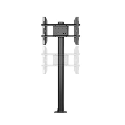 Dim Gray Multibrackets M Display Stand 180 Single Black w. Floormount