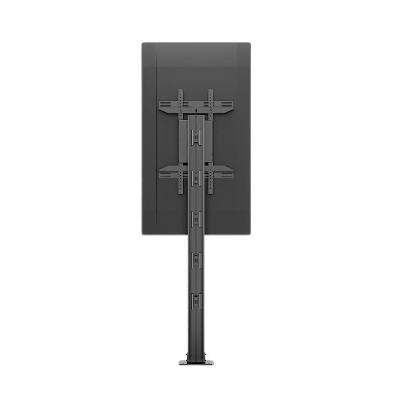 Dark Slate Gray Multibrackets M Display Stand 180 Single Black w. Floormount