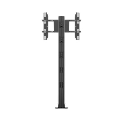 Dark Slate Gray Multibrackets M Display Stand 180 Single Black w. Floormount