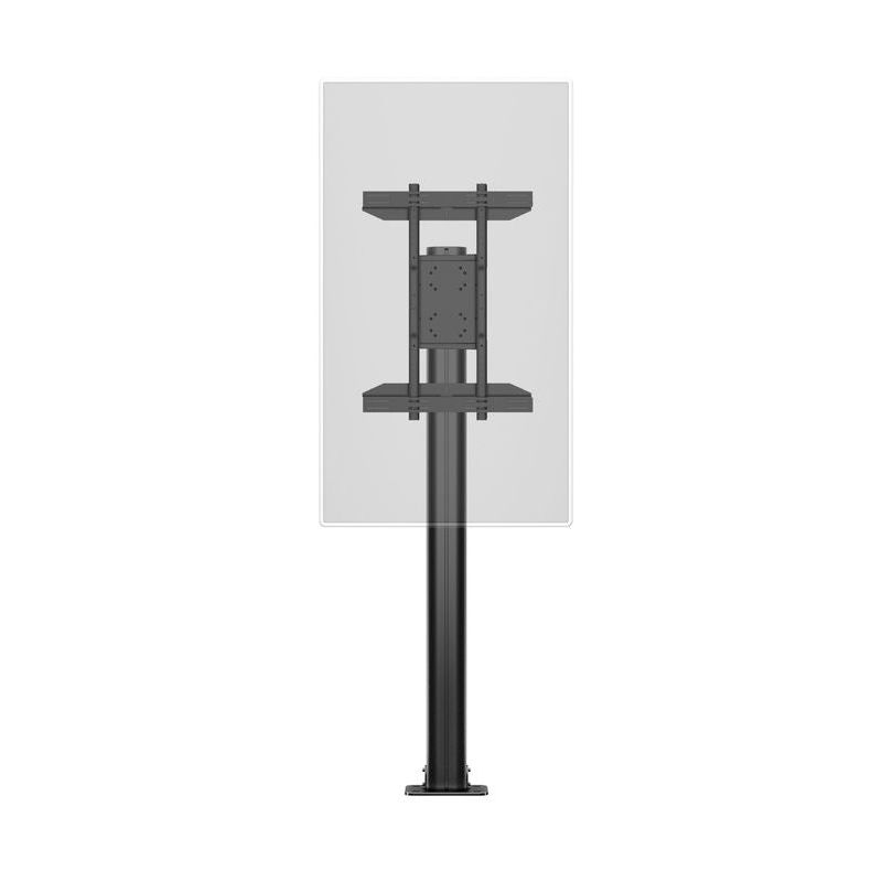 Dark Slate Gray Multibrackets M Display Stand 180 Single Black w. Floormount