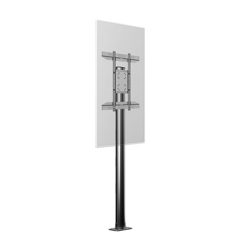 Light Gray Multibrackets M Display Stand 180 Single Black w. Floormount
