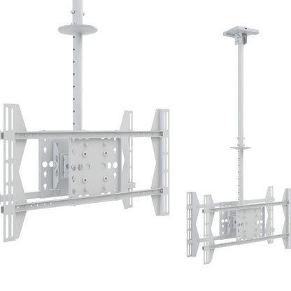 Light Gray Multibrackets M Public Ceilingmount Large Back to Back White 3000