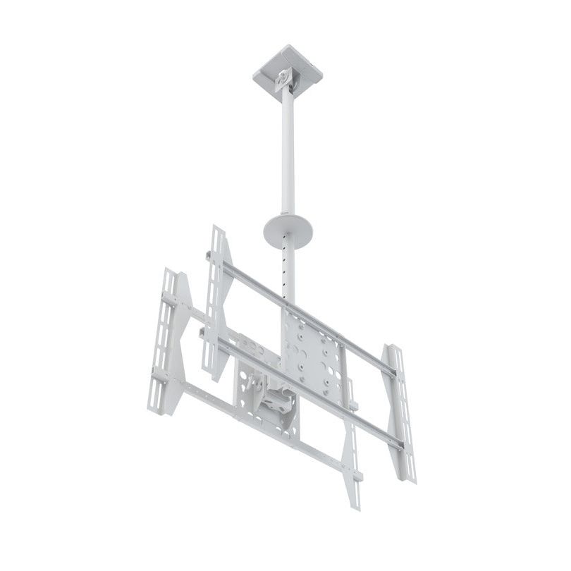 Light Gray Multibrackets M Public Ceilingmount Large Back to Back White 3000