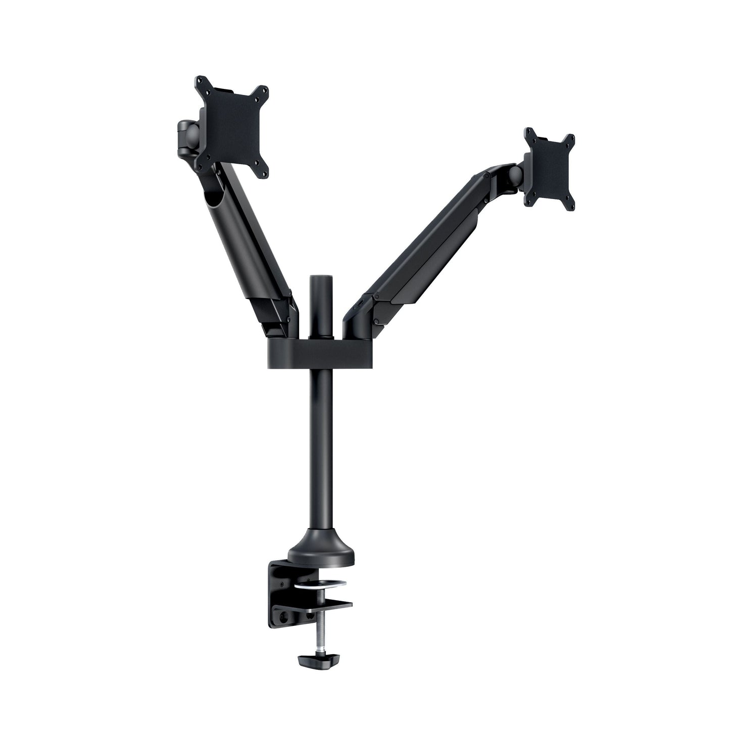Dark Slate Gray Multibrackets M VESA Gas Lift Arm Dual Black HD
