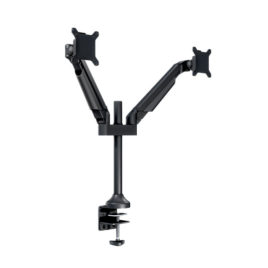 Dark Slate Gray Multibrackets M VESA Gas Lift Arm Dual Black HD