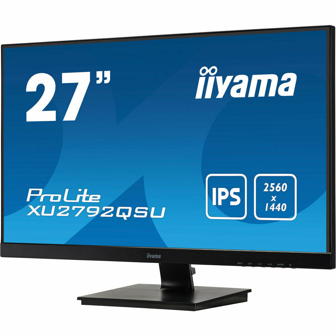 Dark Cyan iiyama ProLite XU2792QSU-B1 27" IPS Monitor