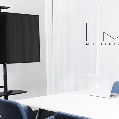 Dark Slate Gray Multibrackets M Public Floorstand Basic 150 incl shelf & camera holder