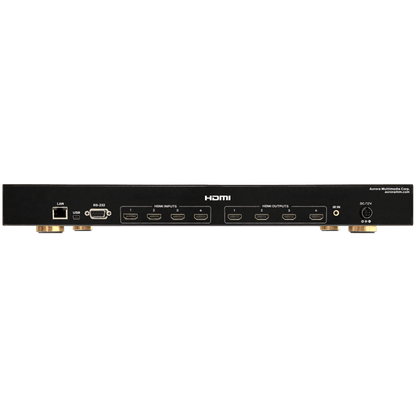 Black Aurora Multimedia ASP-442A 4x4 HDMI 2.0A Matrix 4K60Hz UHD