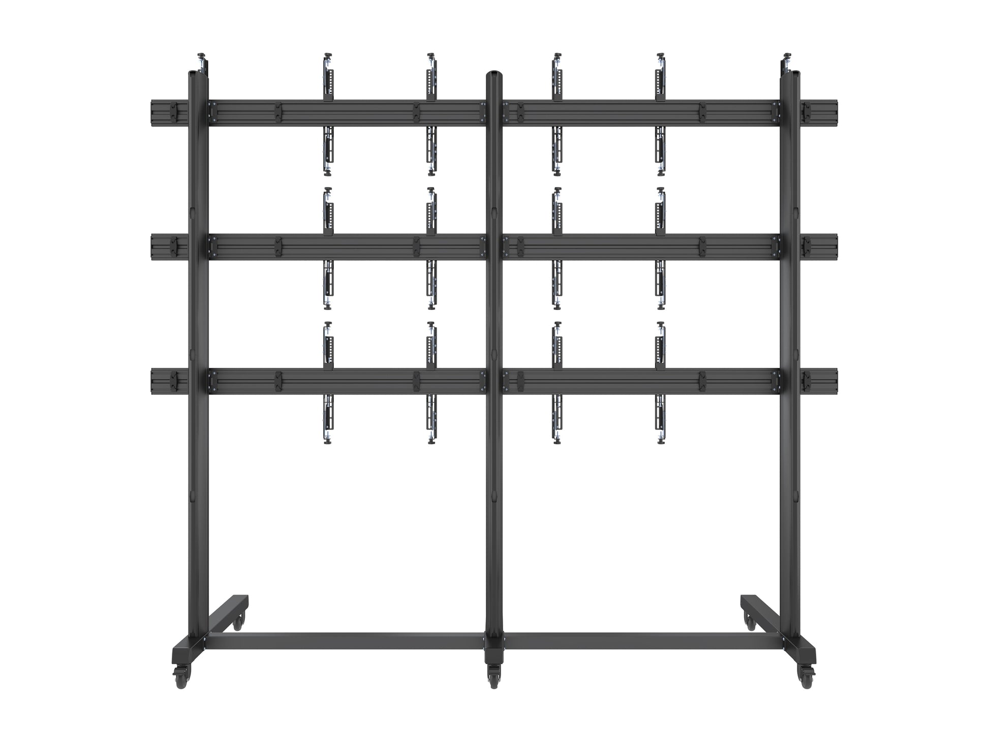 Dark Slate Gray Multibrackets M Pro Series Video Wall Stand 3x3 43-65" Black
