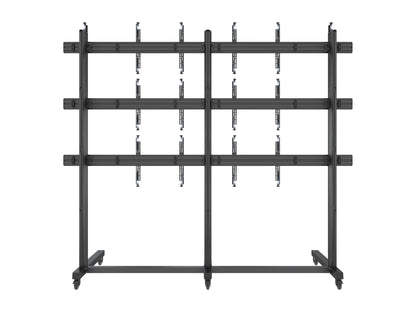 Dark Slate Gray Multibrackets M Pro Series Video Wall Stand 3x3 43-65" Black