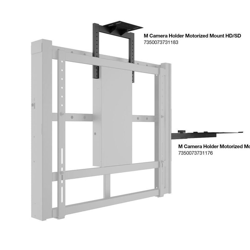 Gray Multibrackets M Computer Shelf Motorized Mount Black HD