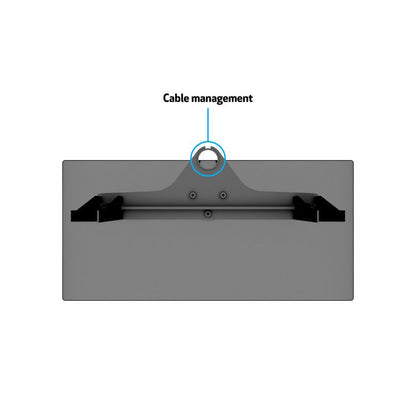 Slate Gray Multibrackets M VESA Tablestand Turn Black Small MAX 300x300