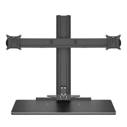 Dark Slate Gray Multibrackets M Easy Stand Dual Monitor Mount Black