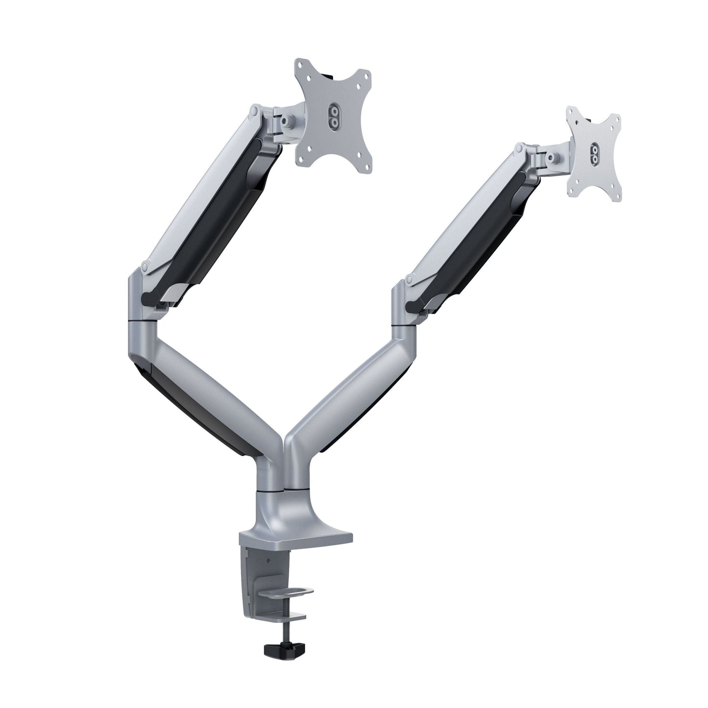 Dark Gray Multibrackets M Deskmount Gas Spring Dual Silver
