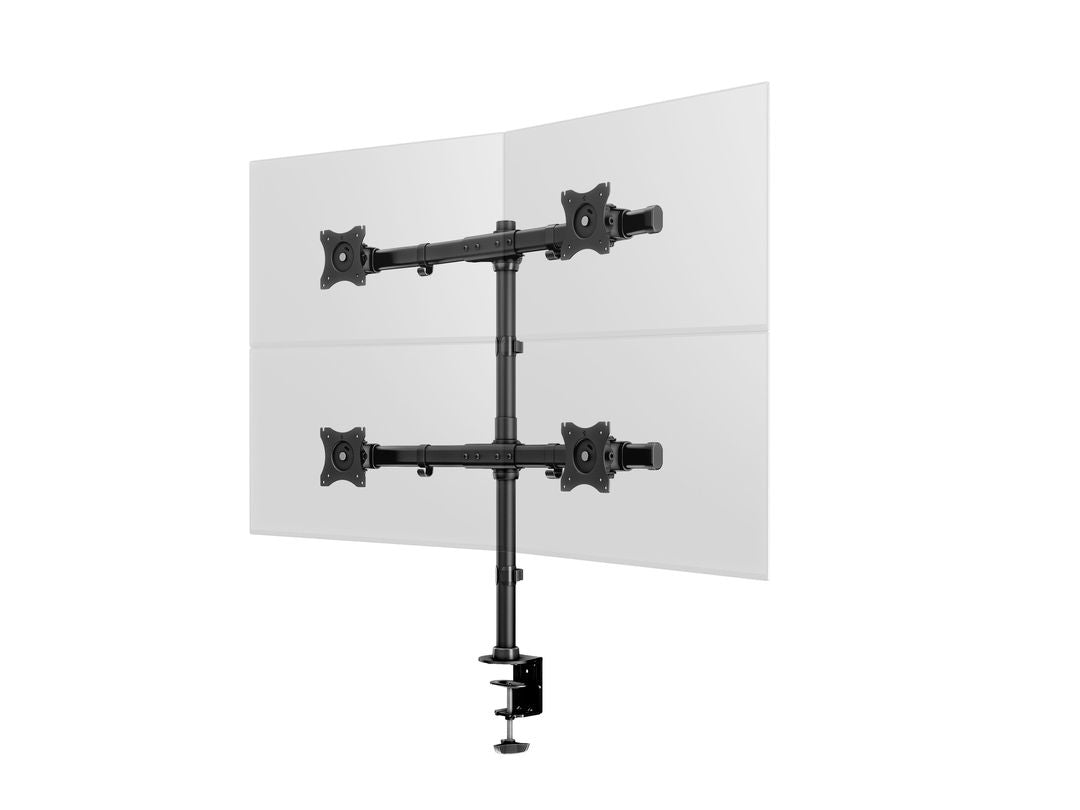 Light Gray Multibrackets M Deskmount Basic Quad