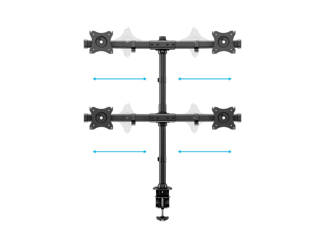 Dark Slate Gray Multibrackets M Deskmount Basic Quad
