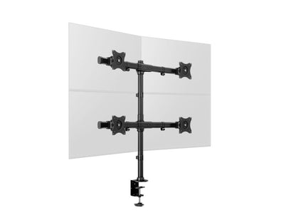Light Gray Multibrackets M Deskmount Basic Quad