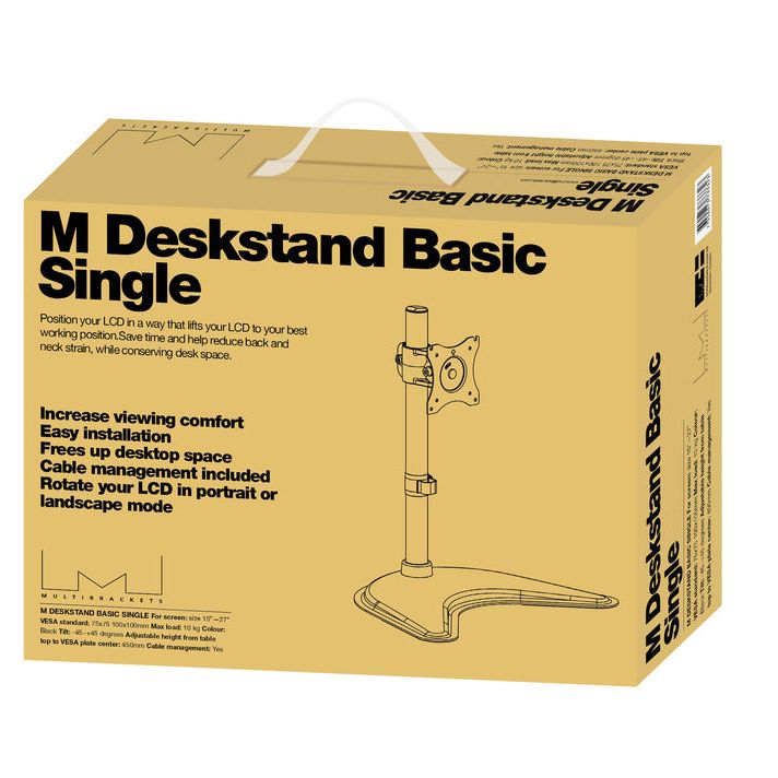 Dark Khaki Multibrackets M Deskstand Basic Single