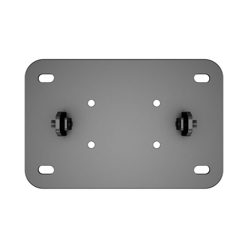 Slate Gray Multibrackets M Public Display Floormount Fixed Base Black