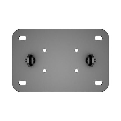 Slate Gray Multibrackets M Public Display Floormount Fixed Base Black