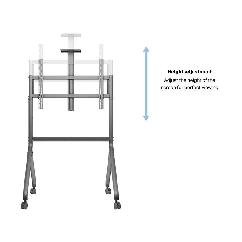 Light Slate Gray Multibrackets M Collaboration Floorstand 55”-86”