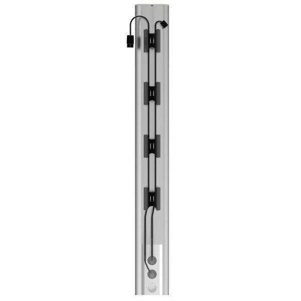 Gray Multibrackets M Public Display Stand Cable Management