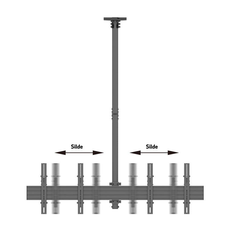 Dim Gray Multibrackets M Ceiling Mount Pro MBC2X1U