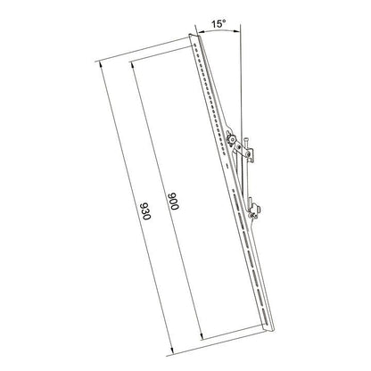 Dark Slate Gray Multibrackets M Pro Series - Tilt Arms 900mm