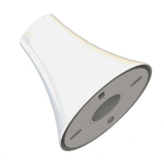 White Smoke Multibrackets M Pro Series - Floor To Ceiling Wall Plate White