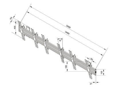 Light Gray Multibrackets M Wallmount Pro MBW3U Tilt Black