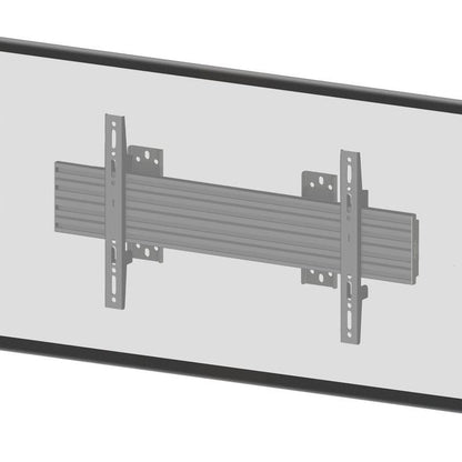 Light Gray Multibrackets M Wallmount Pro MBSTH1U 600x200 Fixed Black