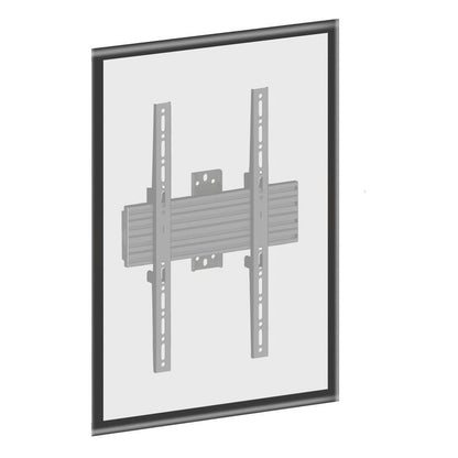 Lavender Multibrackets M Wallmount Pro MBSTH1UP 200x600 Fixed Black