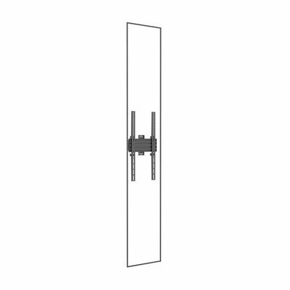 Light Gray Multibrackets M Wallmount Pro MBSTH1UP 200x600 Fixed Black