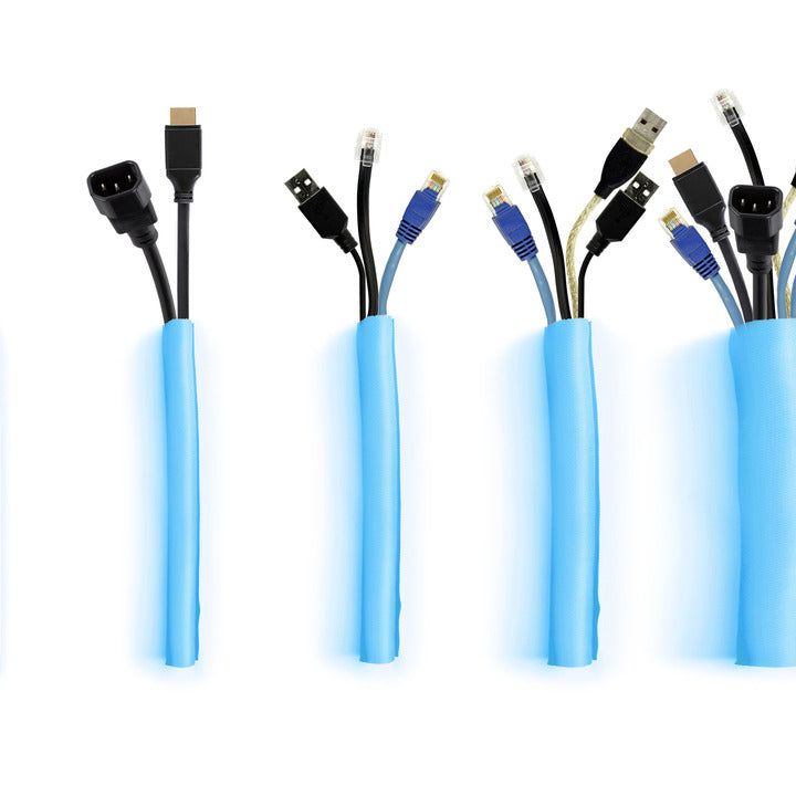 Lavender Multibrackets M Universal Cable Sock Self Wrapping 5mm Blue 25m