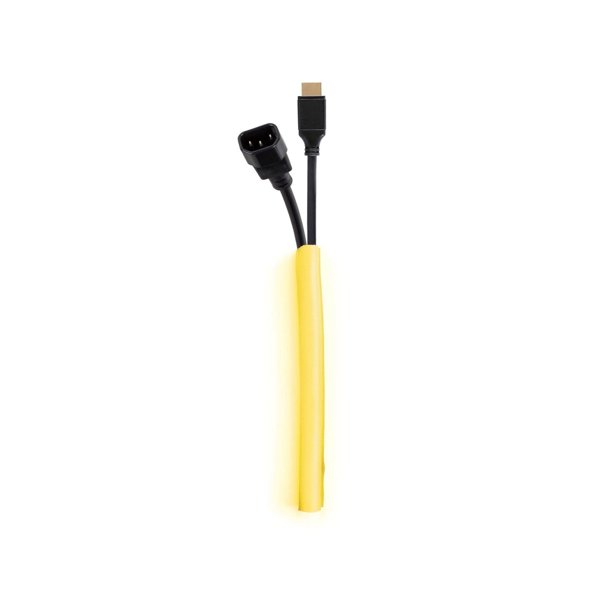 Dark Slate Gray Multibrackets M Universal Cable Sock Self Wrapping 10mm Yellow 25m