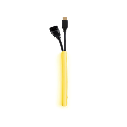 Dark Slate Gray Multibrackets M Universal Cable Sock Self Wrapping 10mm Yellow 25m