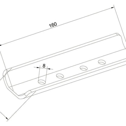 Dim Gray Multibrackets M Pro Series - Internal Pole Joiner