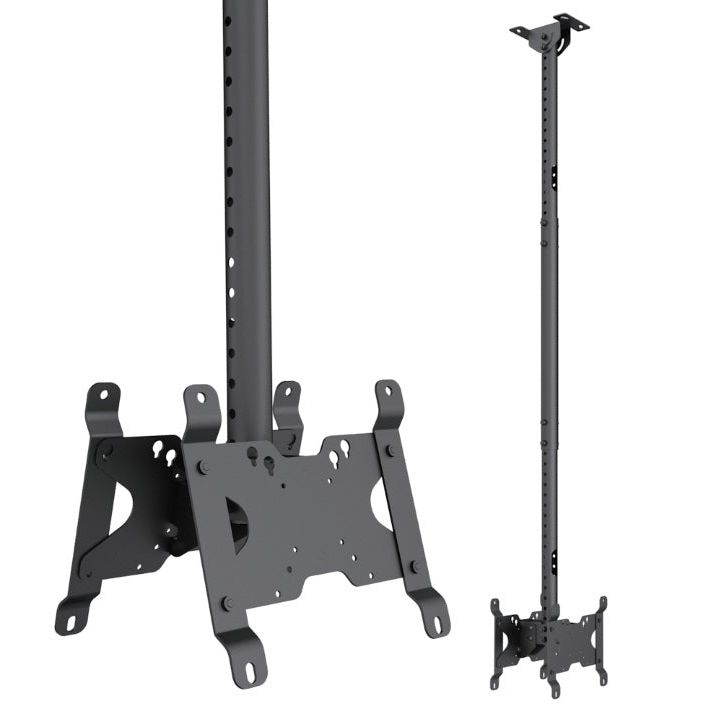 Dim Gray Multibrackets M Public Ceilingmount Small Back to Back Black 1500